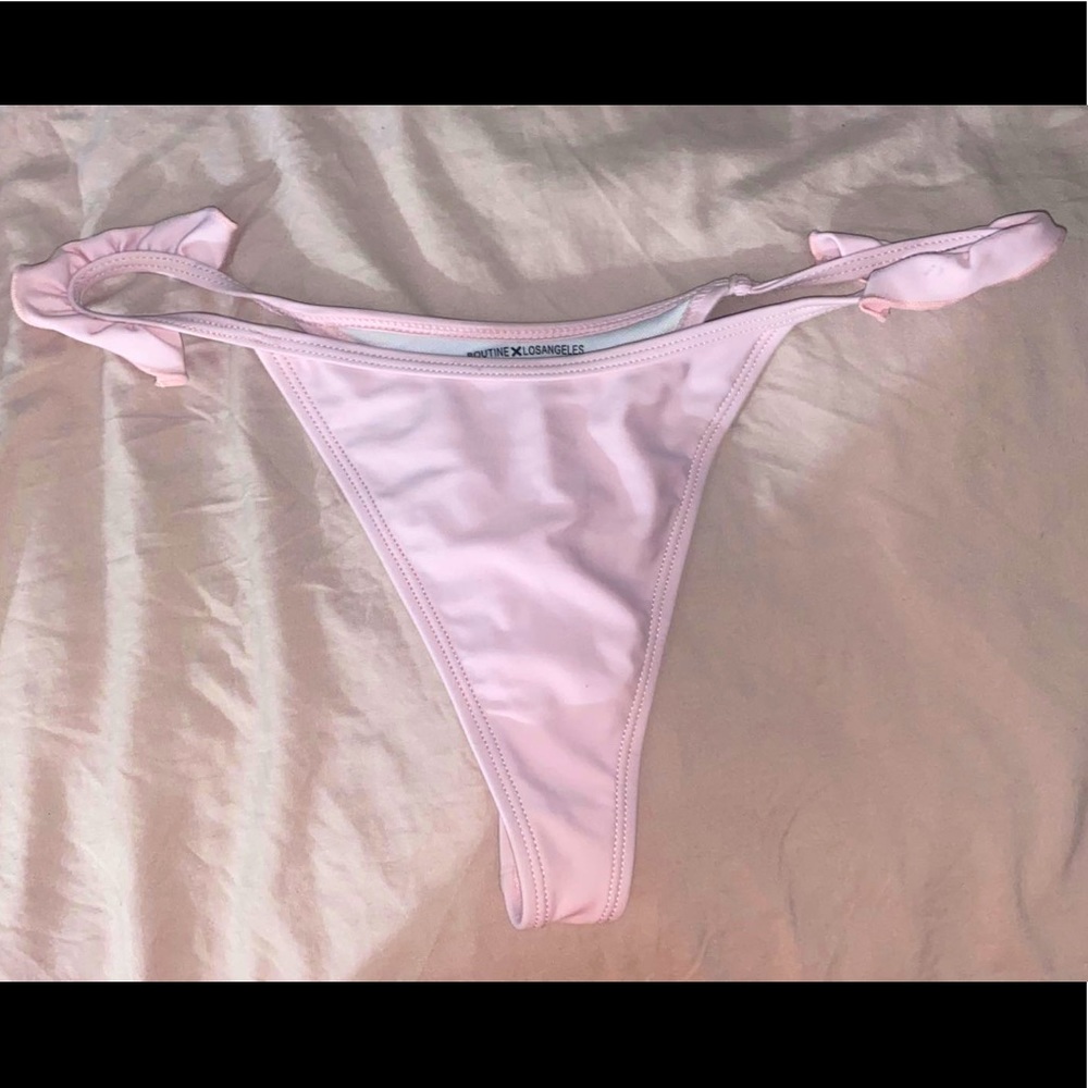 Boutine la fringe swimsuit thong bottoms